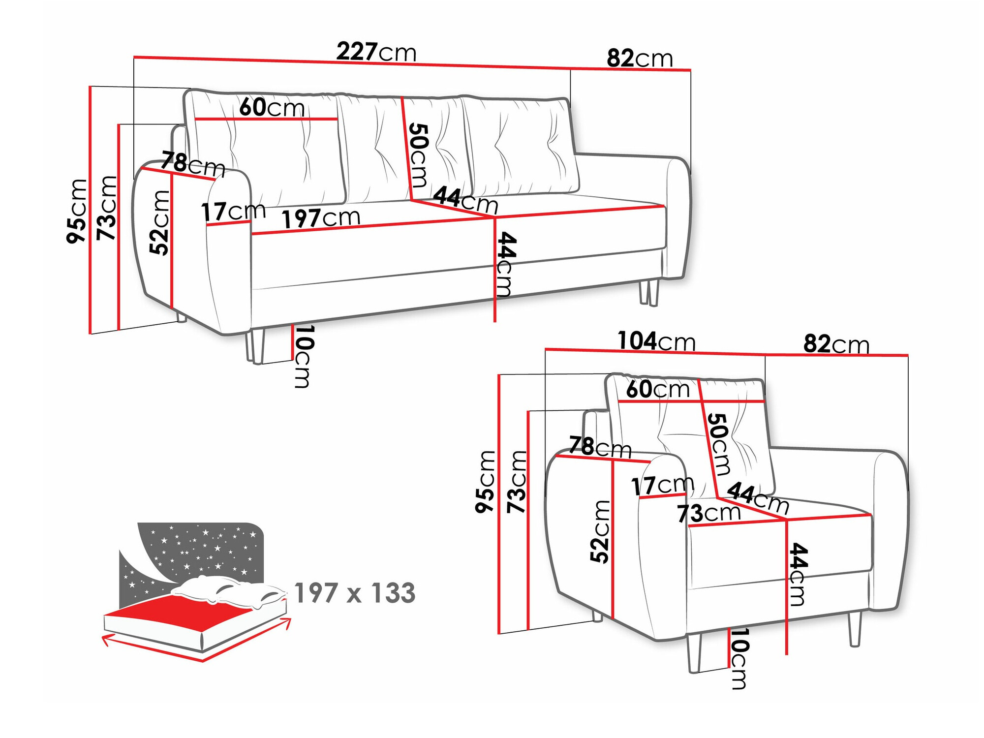 Tapaciran nameštaj set Memphis 145 (Itaka 16)