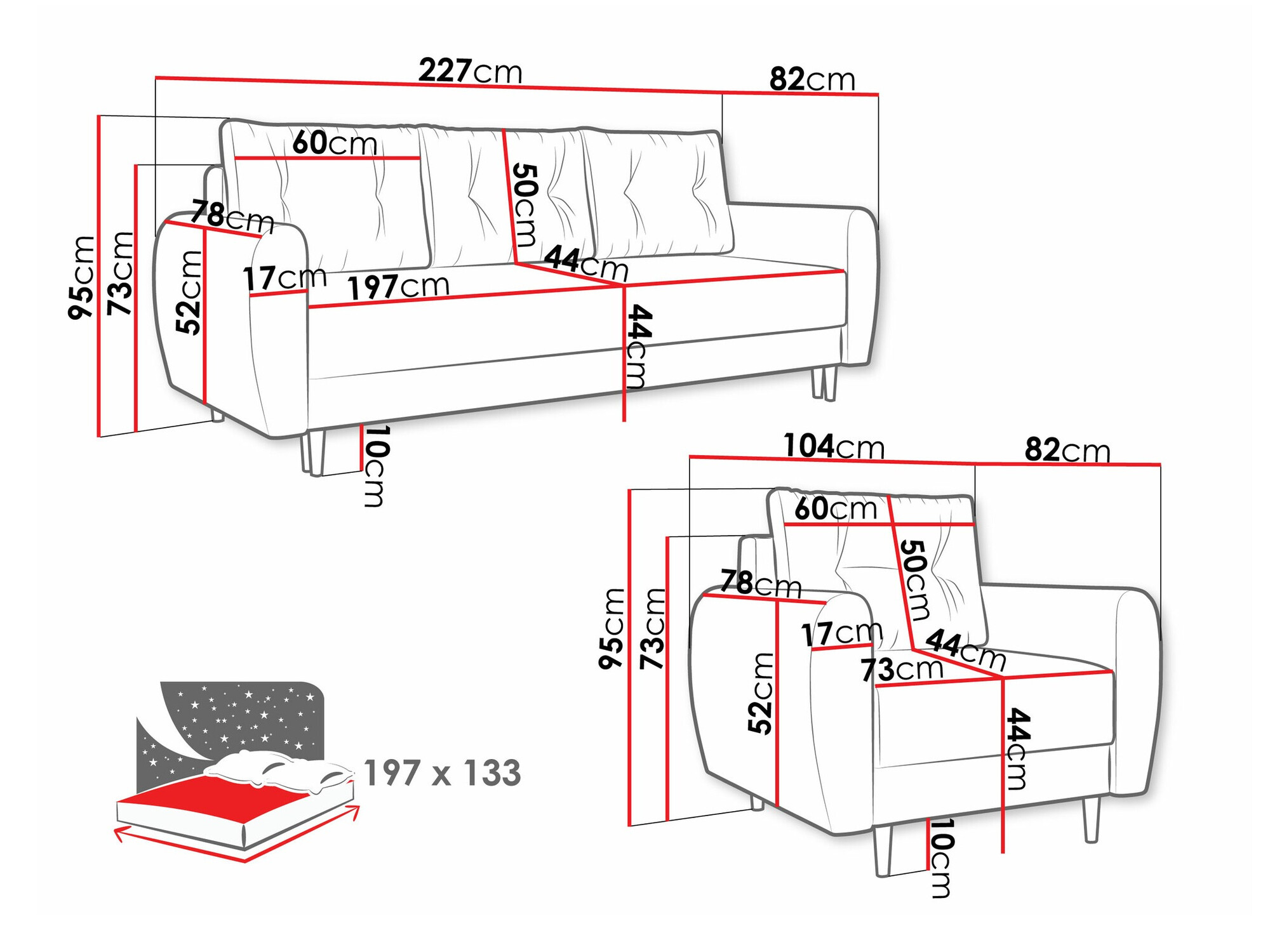 Tapaciran nameštaj set Memphis 145 (Itaka 33)
