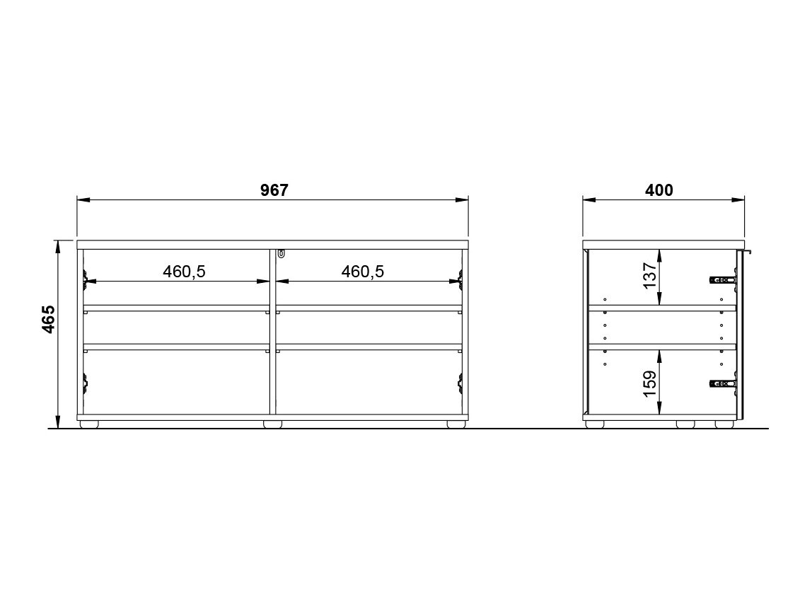 Cipelarnik Fivsori 106 (Glossy gray + Graphite)