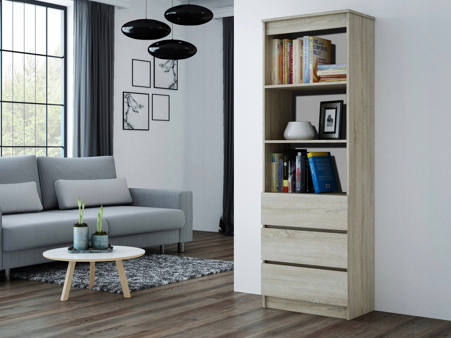 Polica Mandeville 246 (Sonoma hrast)