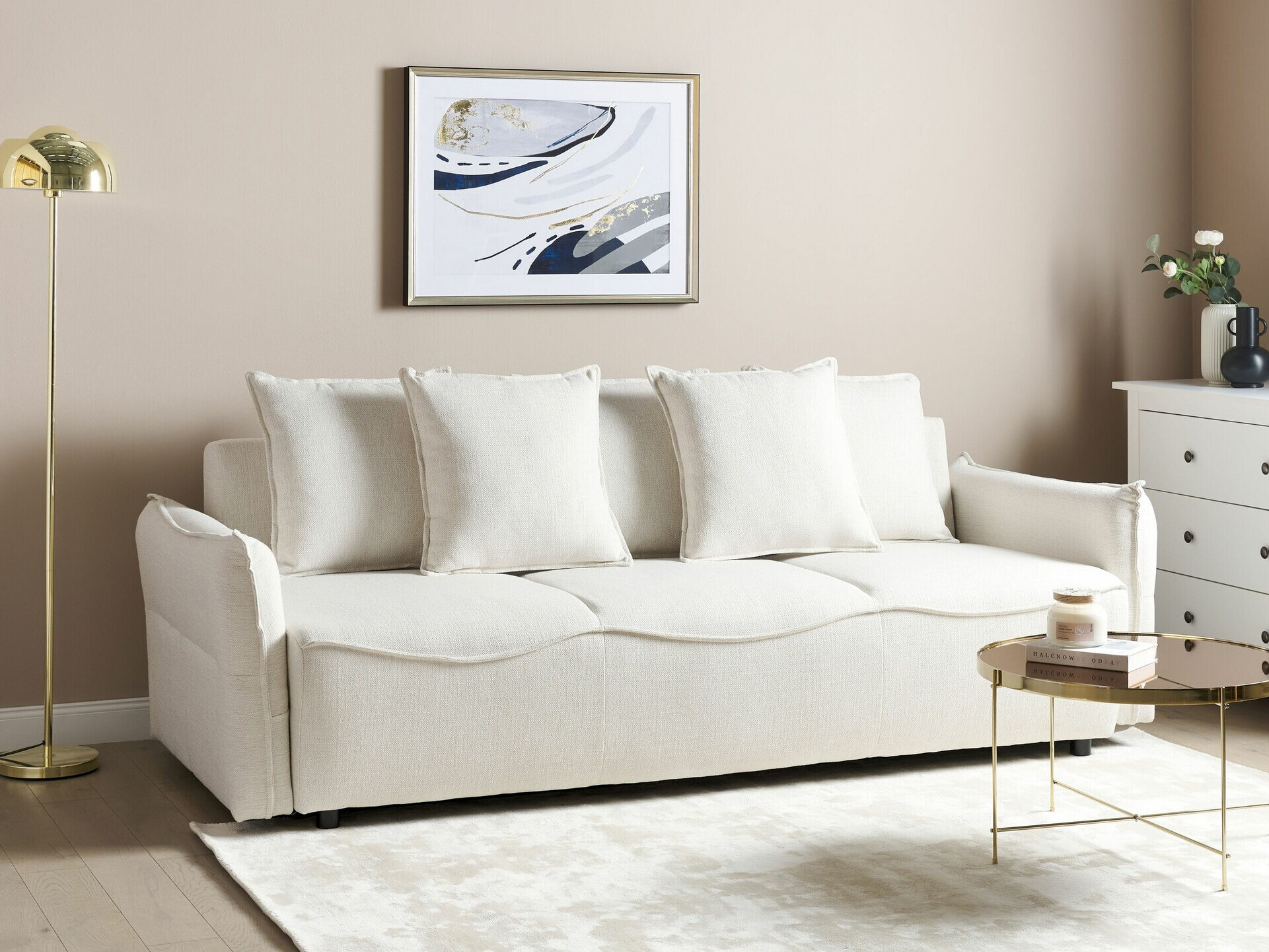 Sofa na razvlačenje Berwyn 1988 (Krem)