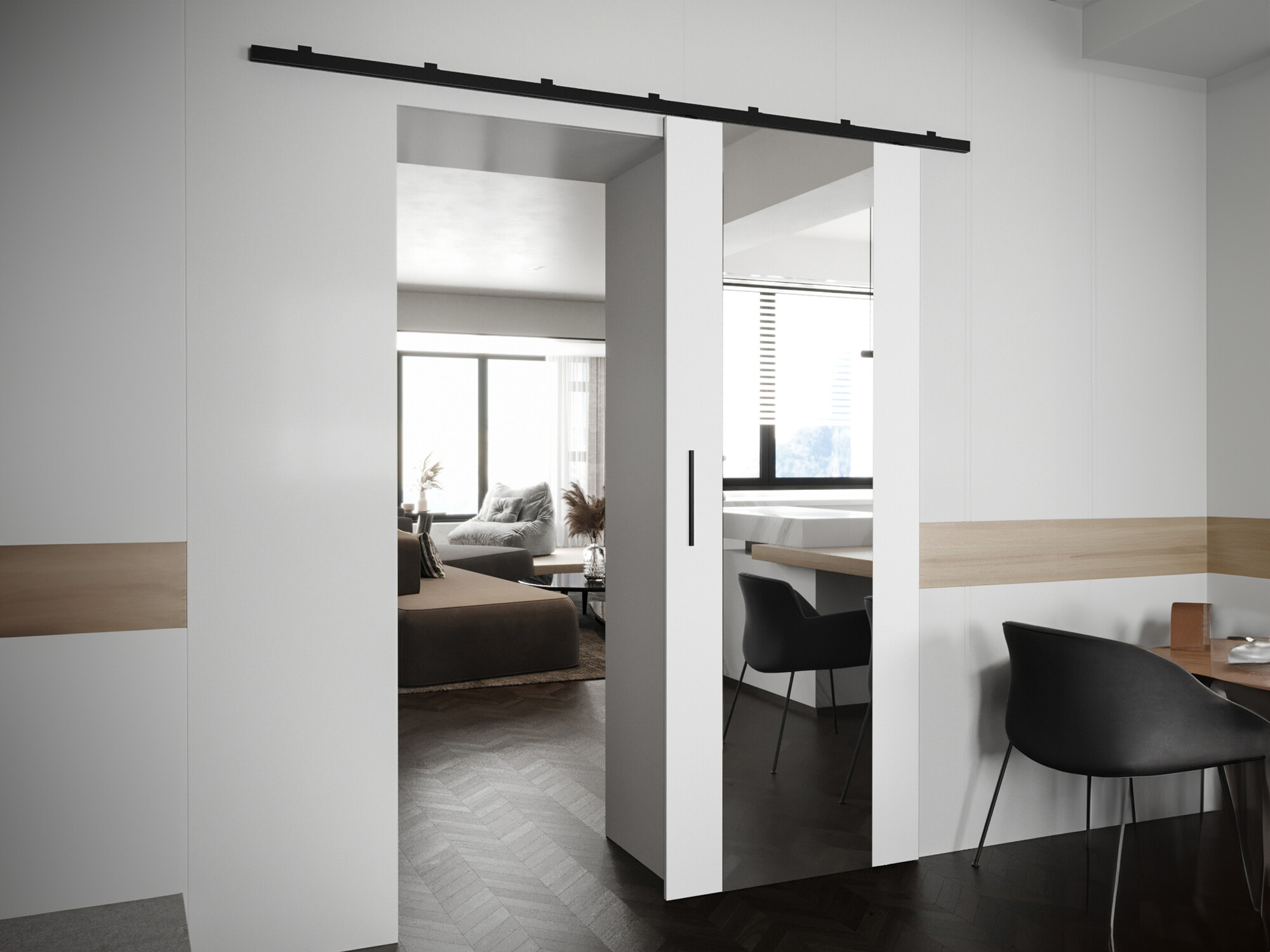 Klizna vrata Hartford 490 (Belo)