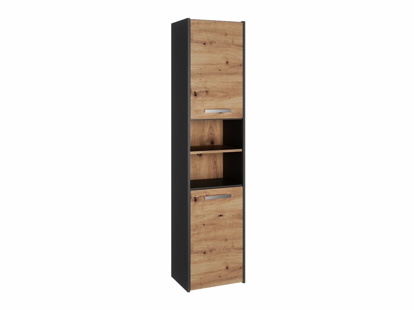 Samostojeći kupatilski ormarić Mandeville 250 (Antracit + Artisan hrast)