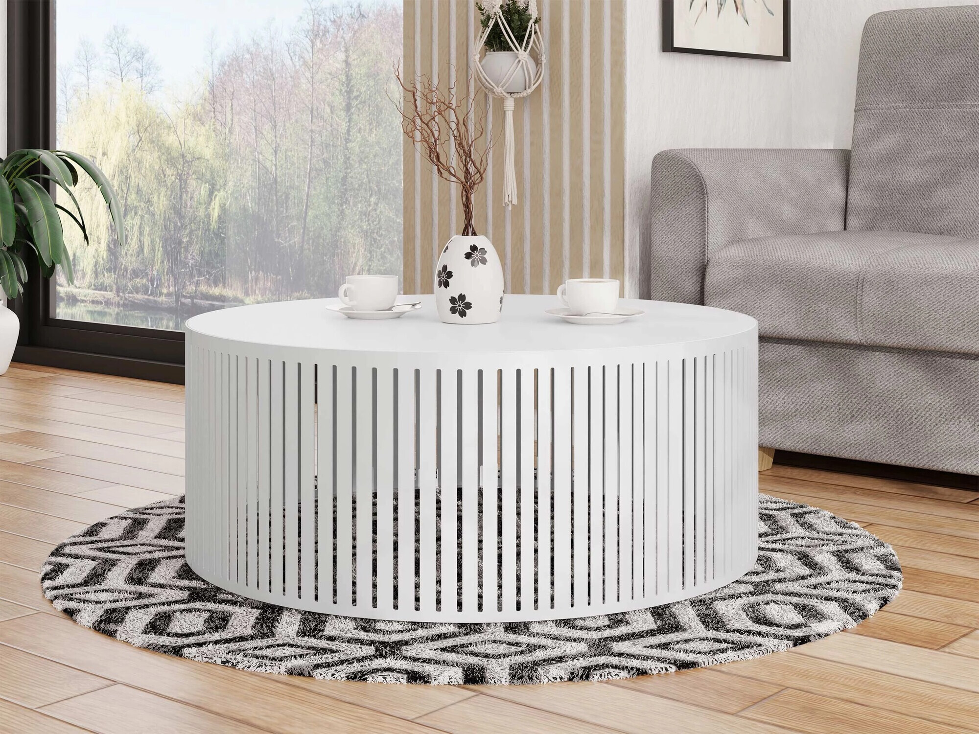 Stočić za kafu Oswego 122 (Belo)