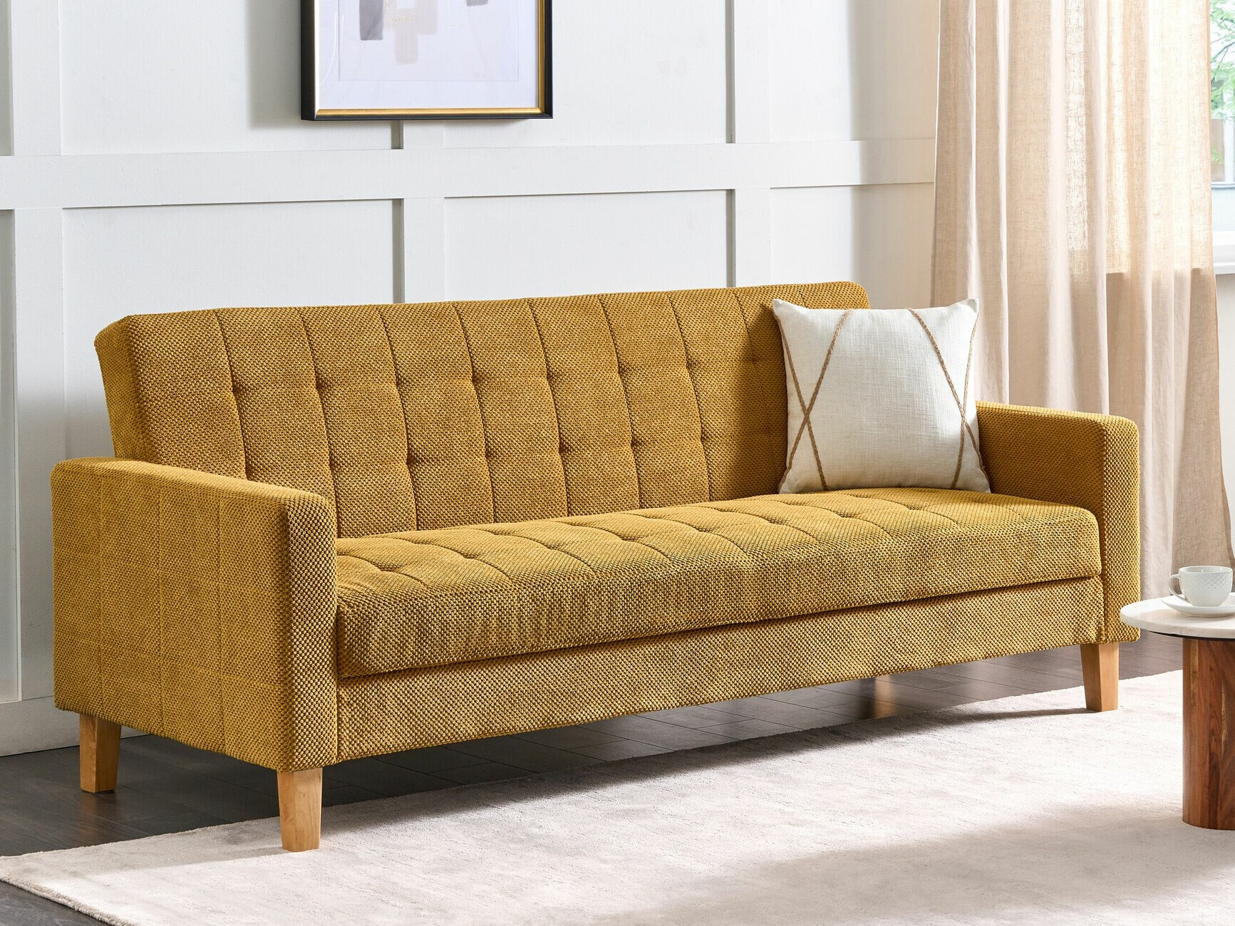 Sofa na razvlačenje Berwyn 1591 (Žuta)