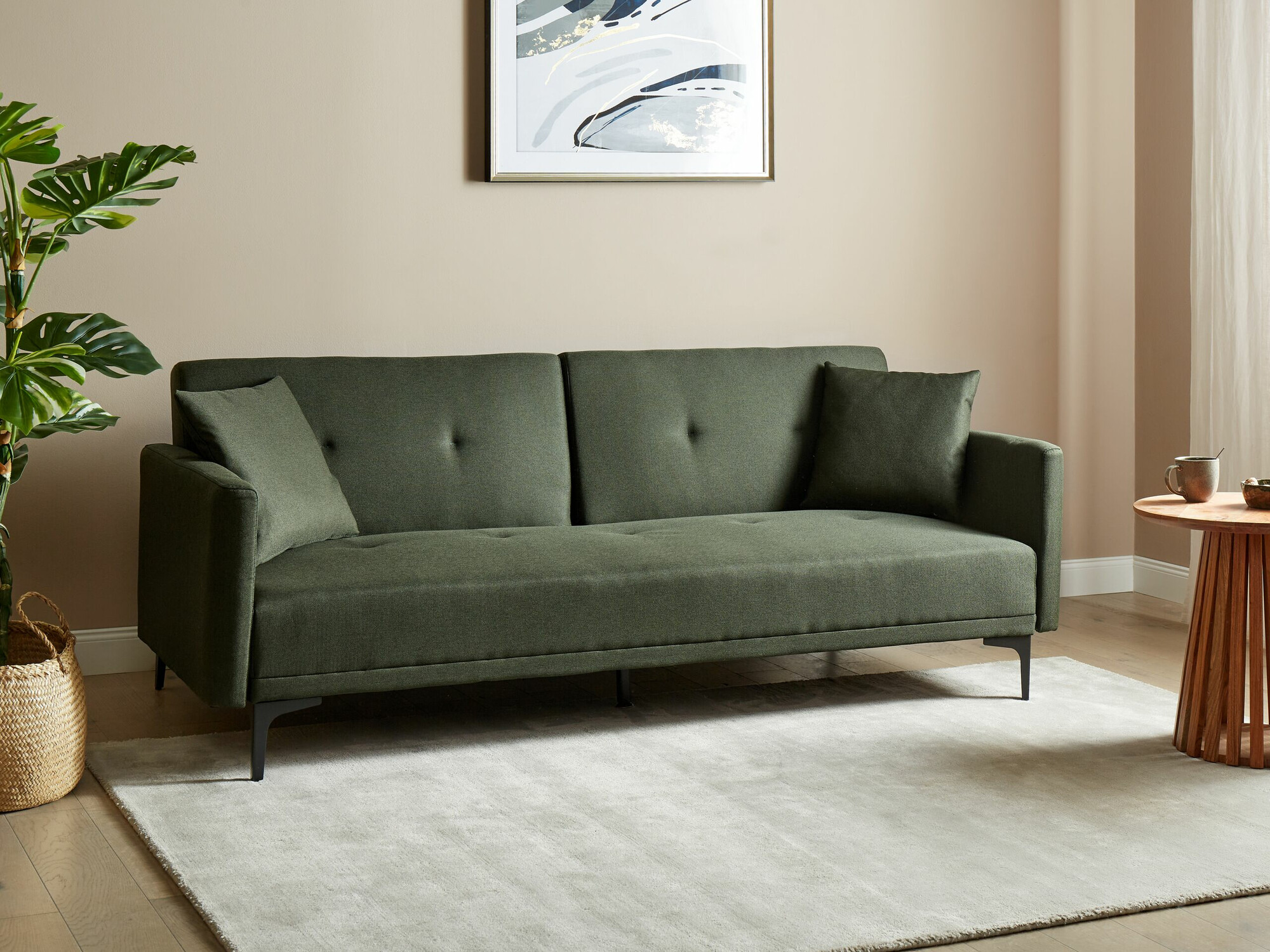 Sofa na razvlačenje Berwyn 161 (Tamno zelena)