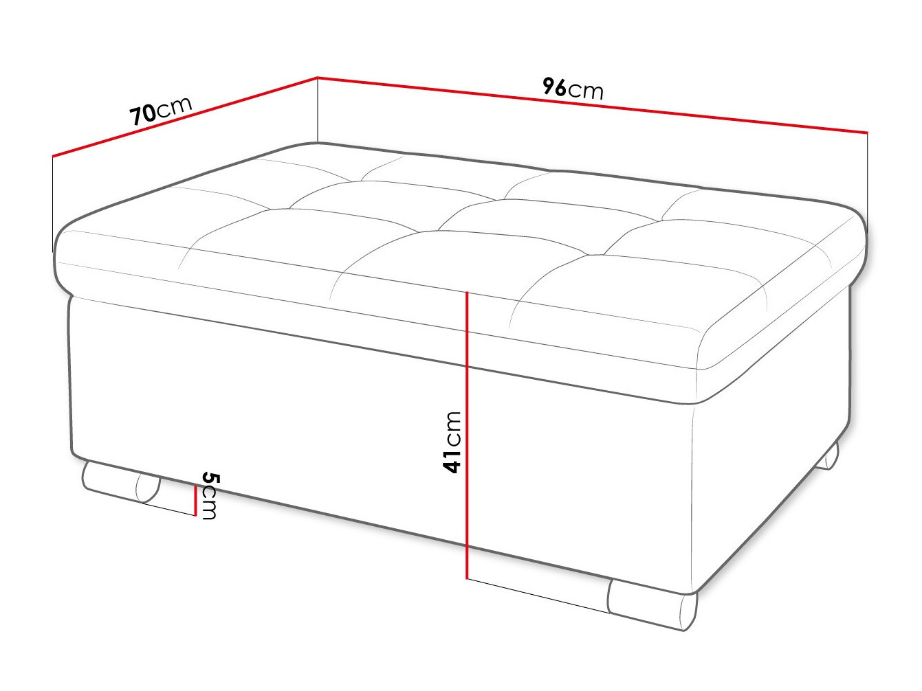 Tapacirana klupa Comfivo 118 (Velo 625)