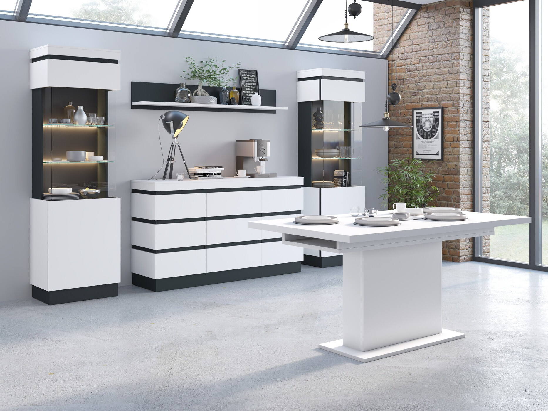 Zidna polica Nuevaro 106