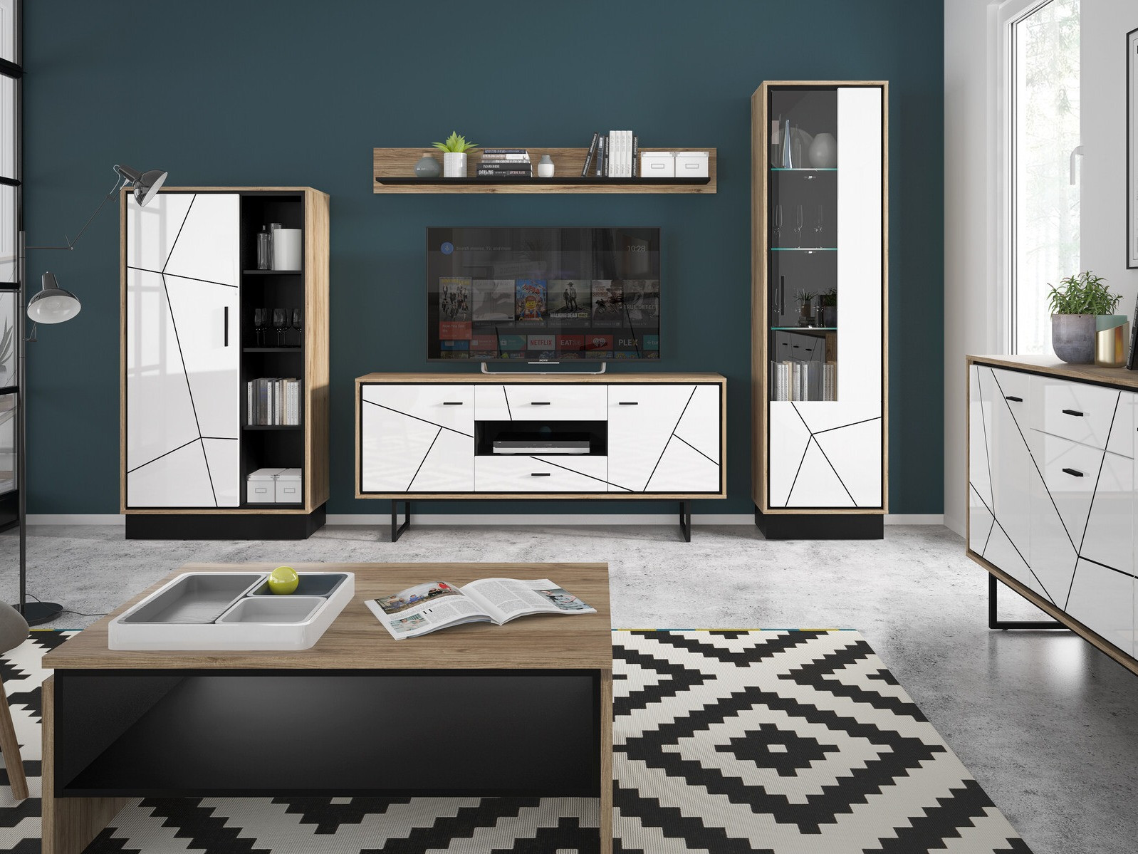 Zidna polica Ruvmela 104