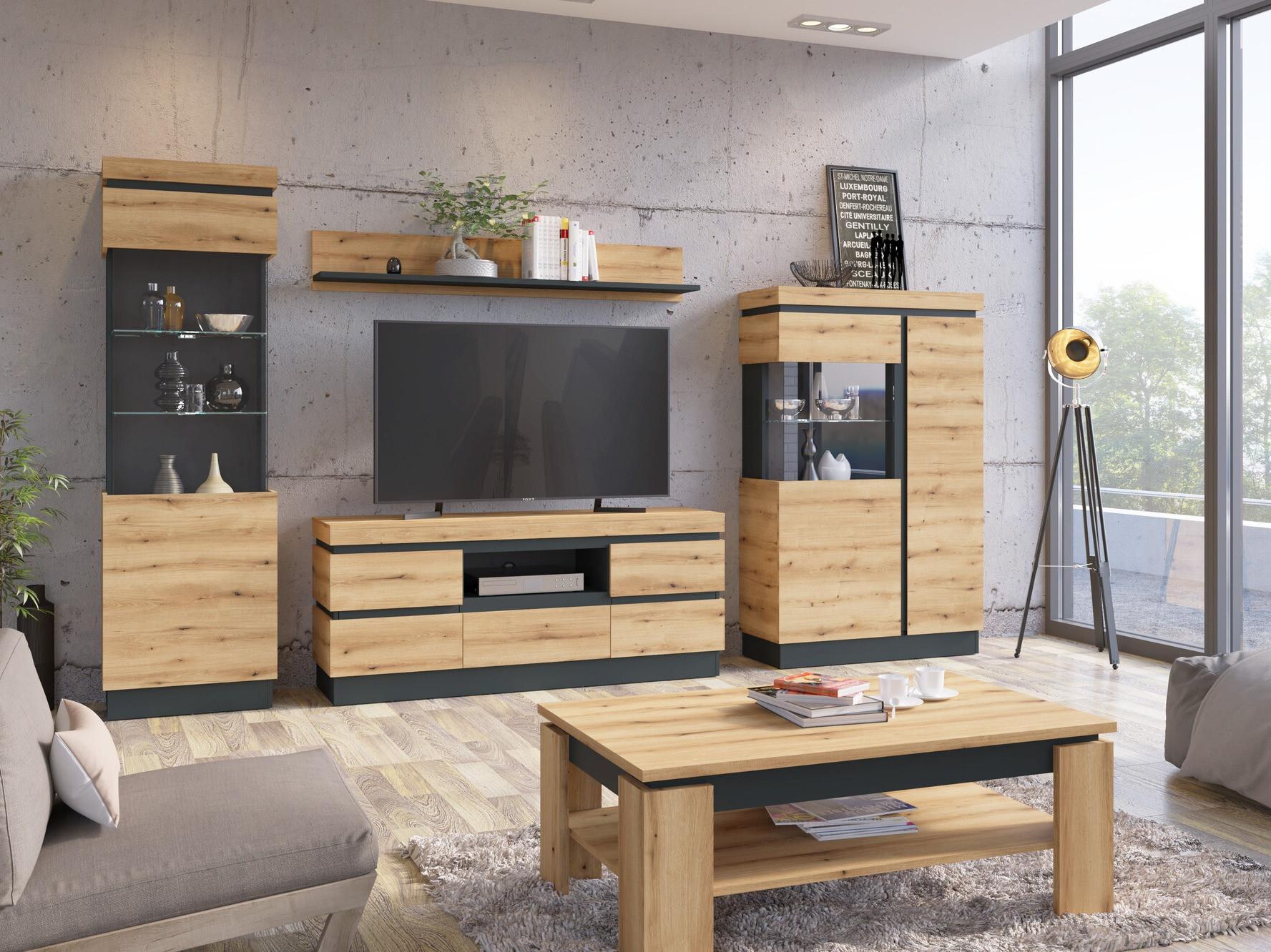 Zidna polica Enocira 109