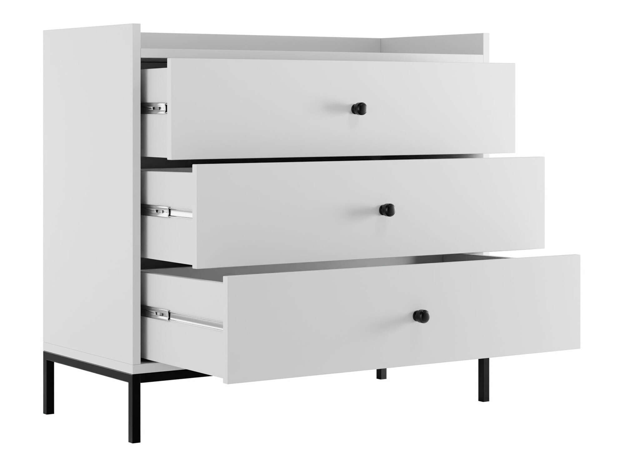 Set za dnevnu sobu Comfivo Etmore 108 (Crno)