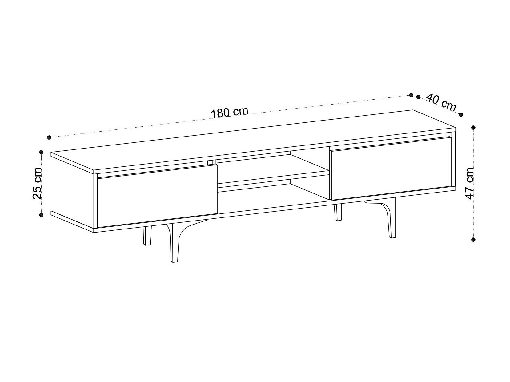 TV komoda Sonliro 125