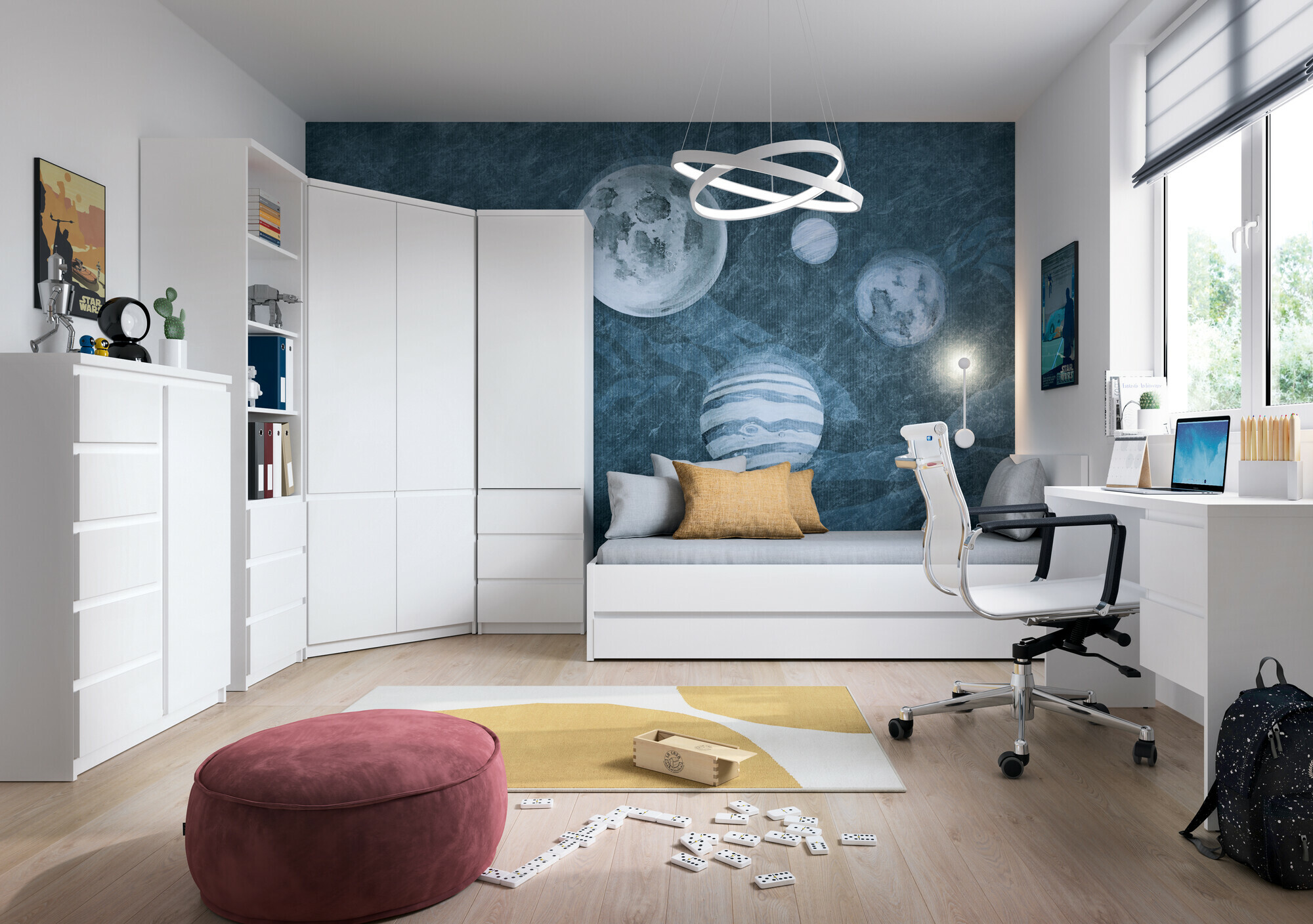 Kutija za posteljinu Merfere 105 (Belo)