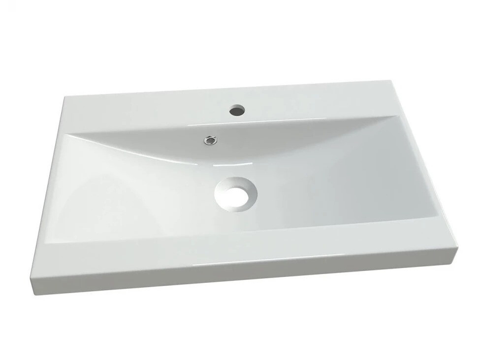 Set za kupatilo Sarasota 140 (Crna visoki sjaj + Вотан храст)