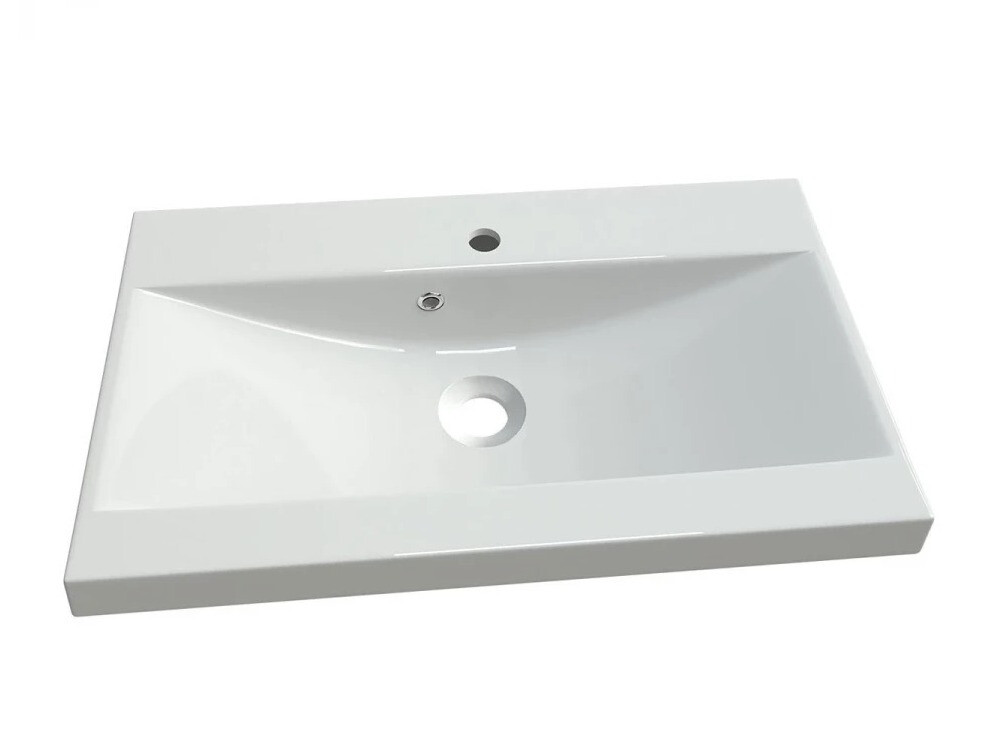 Set za kupatilo Sarasota 140 (Crna visoki sjaj + Вотан храст)