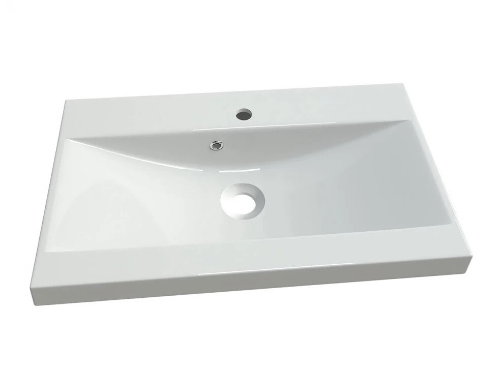 Set za kupatilo Sarasota 140 (Sjaj siva + Kesten)