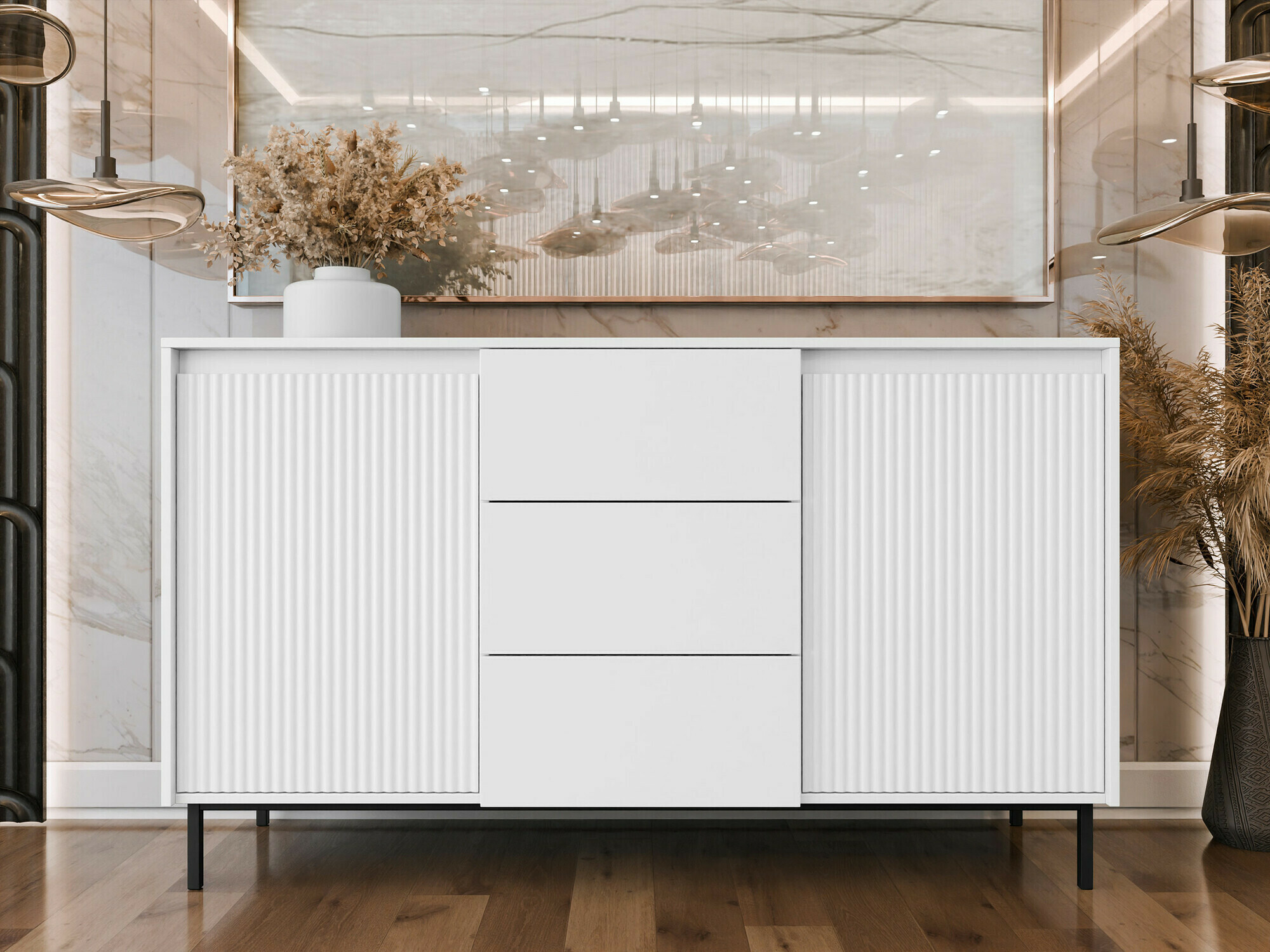 Komoda Comfivo Delruva 101 (Belo)