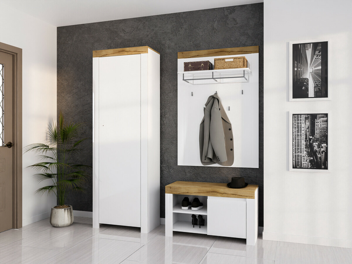 Cipelarnik Sonsoru 118 (Belo + Sjajno belo + Вотан храст)