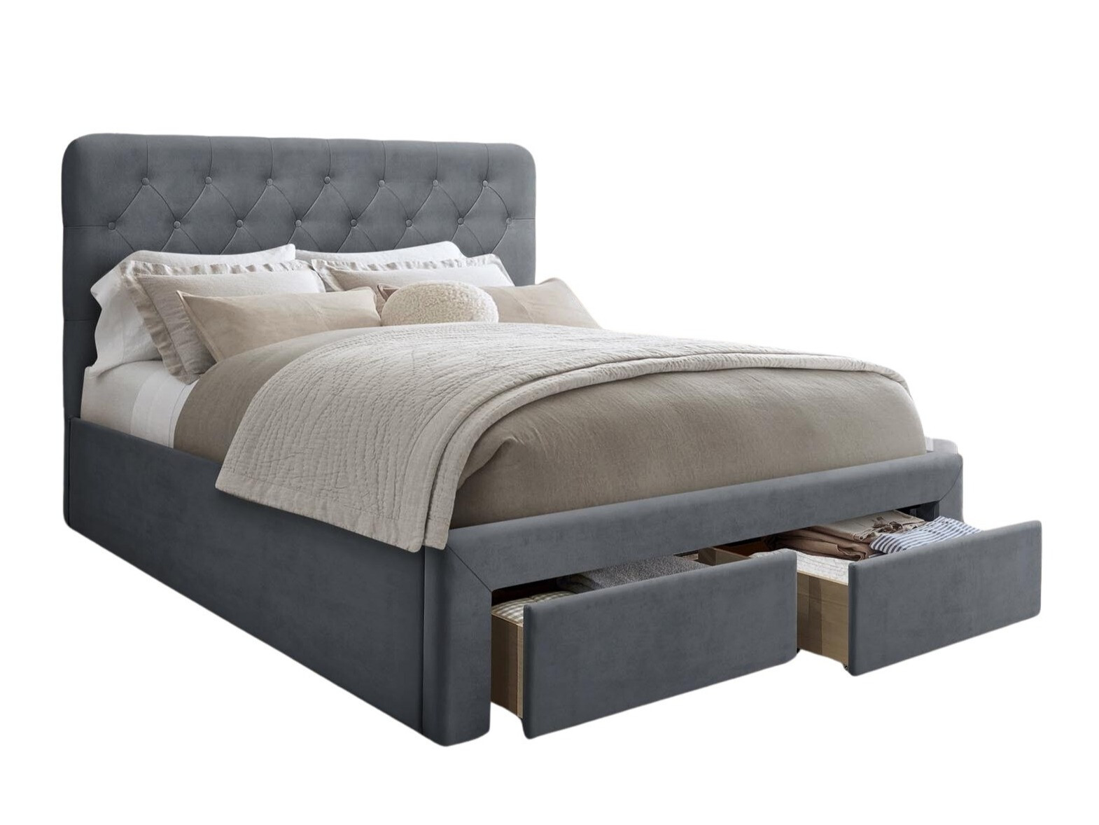 Krevet Houston 1708 (Sivo)