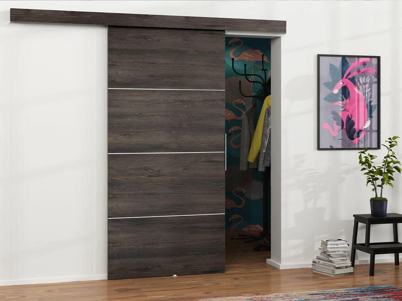 Klizna vrata Dover 216 (Tamni jasen)