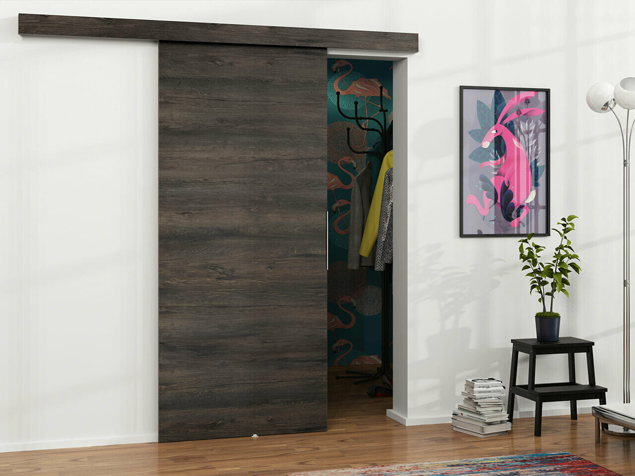 Klizna vrata Dover 217 (Tamni jasen)