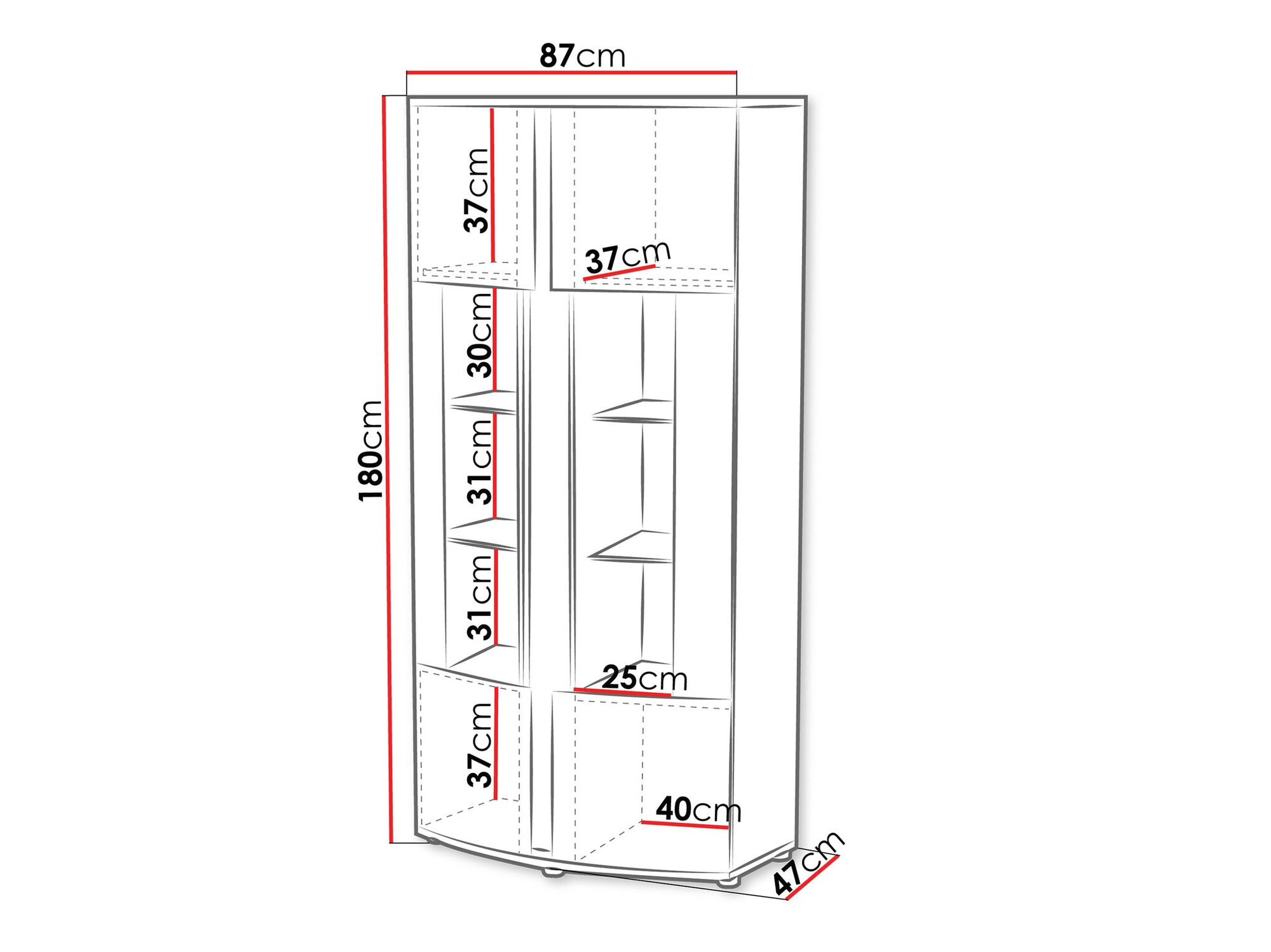 Polica Charlotte 199