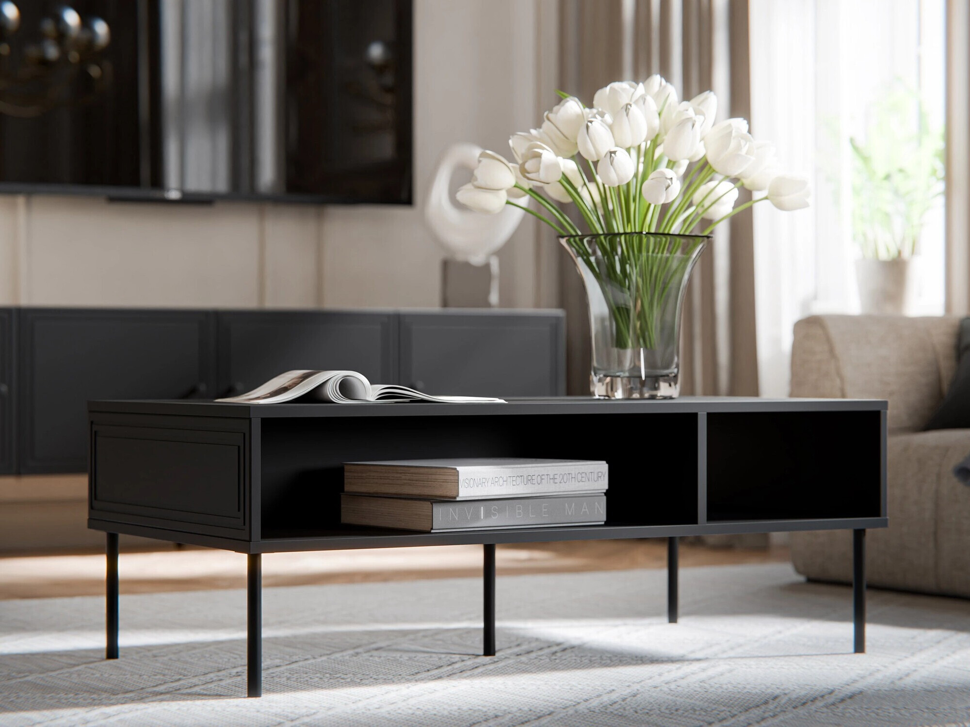 Stočić za kafu Monciru 101 (Crno)