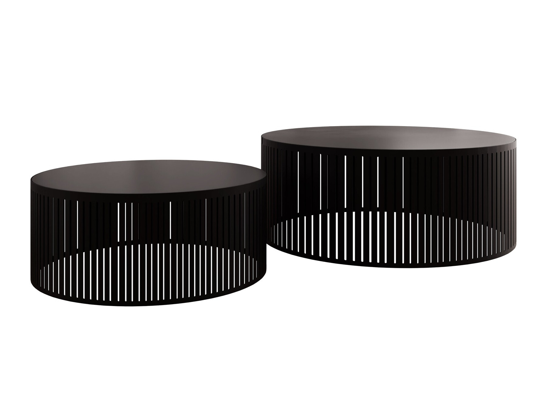 Set stočića za kafu Oswego 124 (Crno)