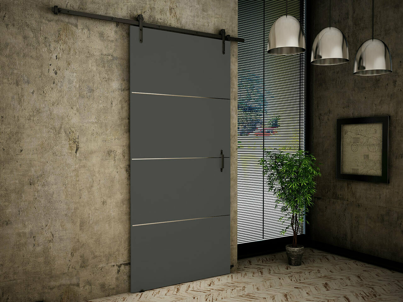 Klizna vrata Dover 155 (Antricit (ugalj))