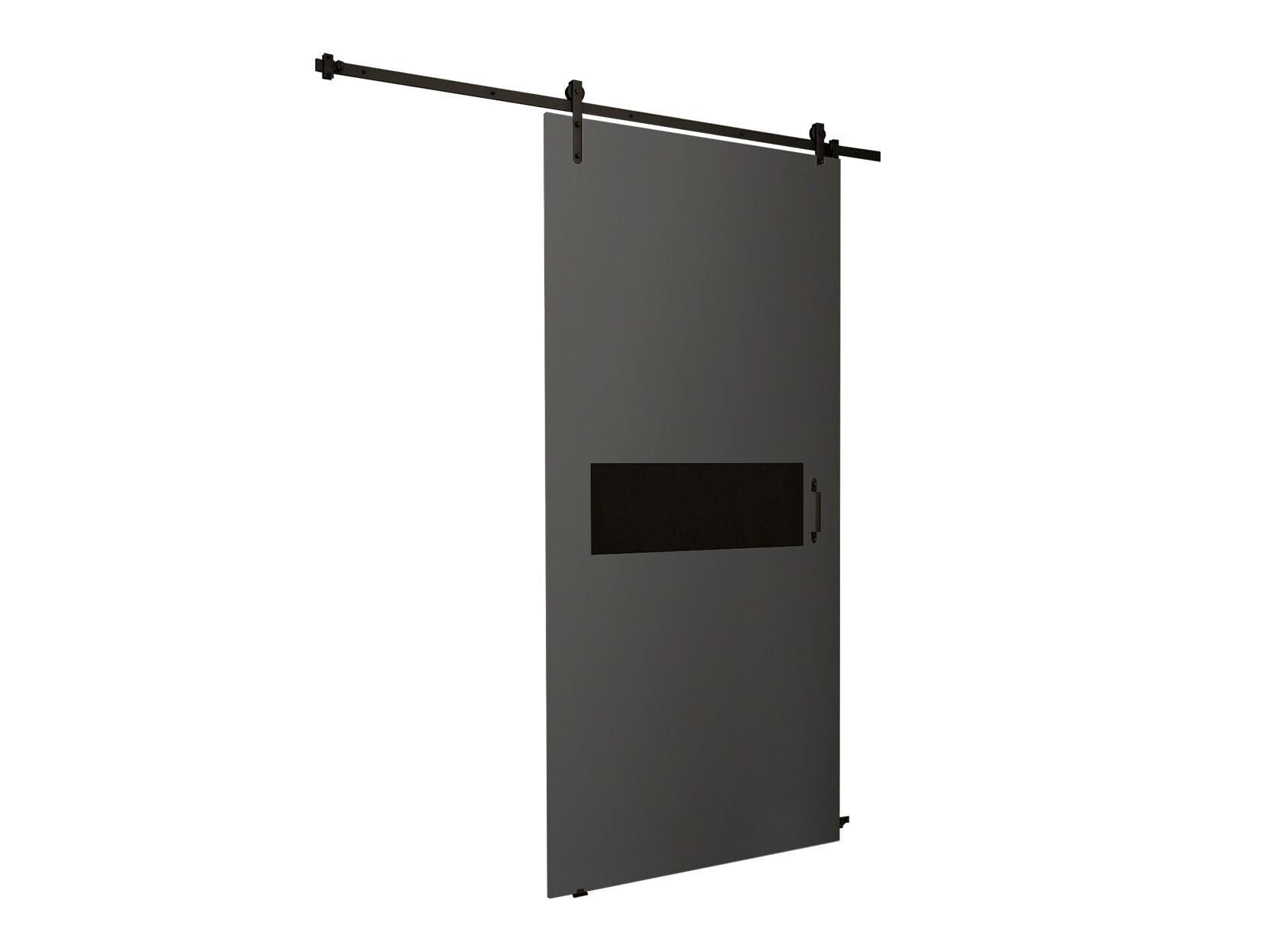 Klizna vrata Dover 156 (Antricit (ugalj) + Crno)