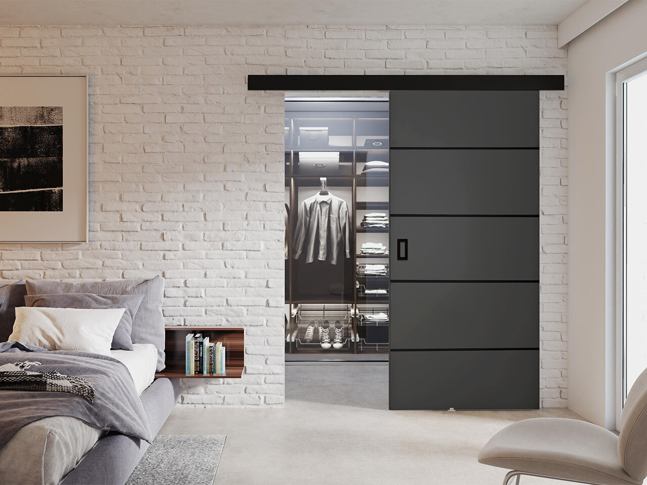 Klizna vrata Dover 172 (Graphite)