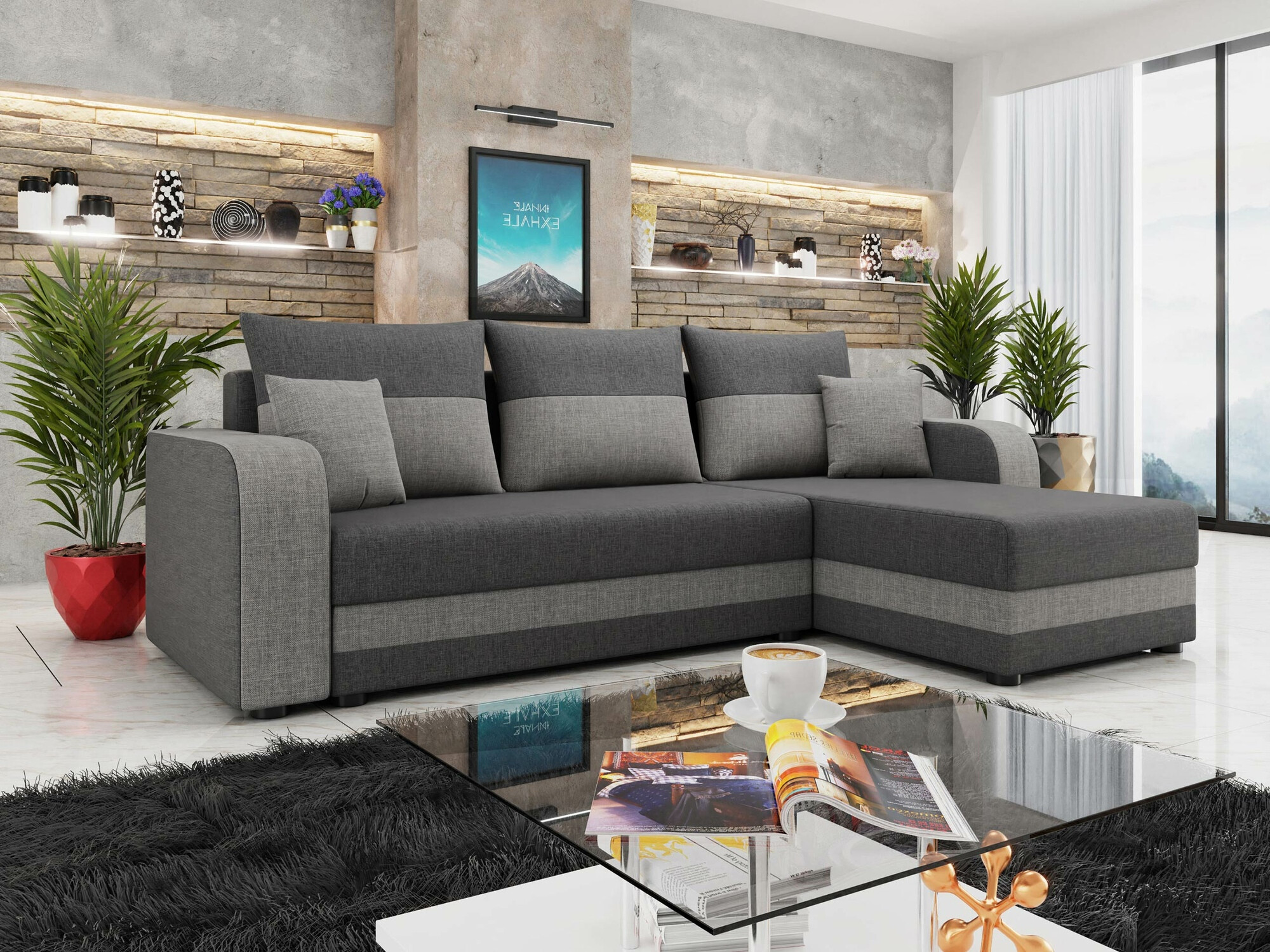 Ugaona sofa Memphis 112 (Lux 6 + Lux 5)
