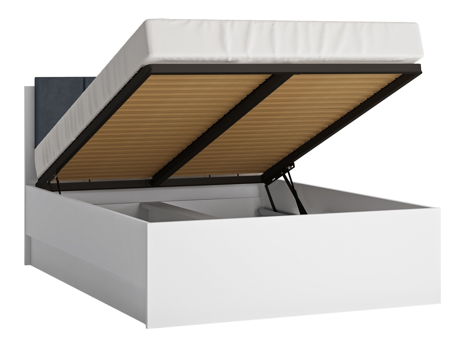 Krevet Feldeli 117 (Belo + Sjajno belo)