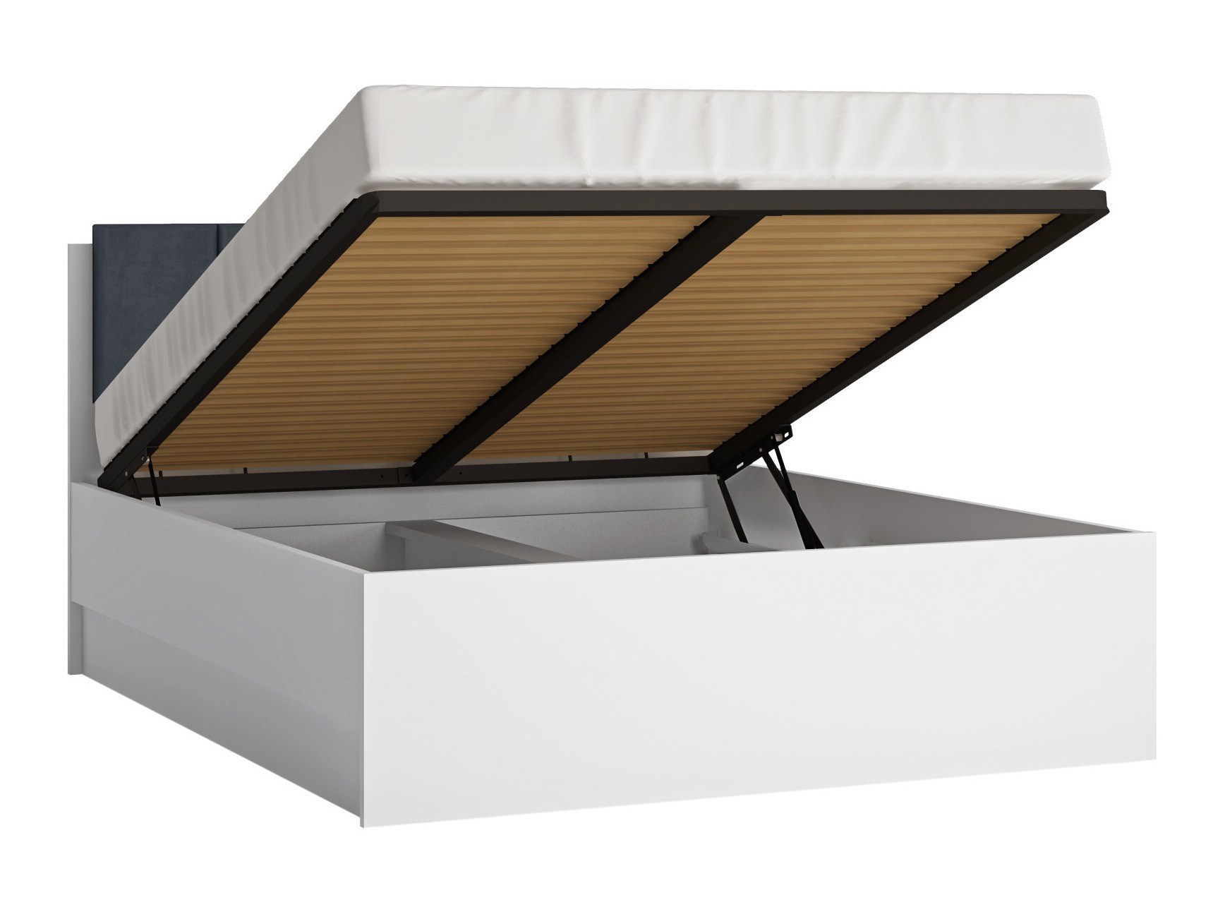 Krevet Feldeli 117 (Belo + Sjajno belo)