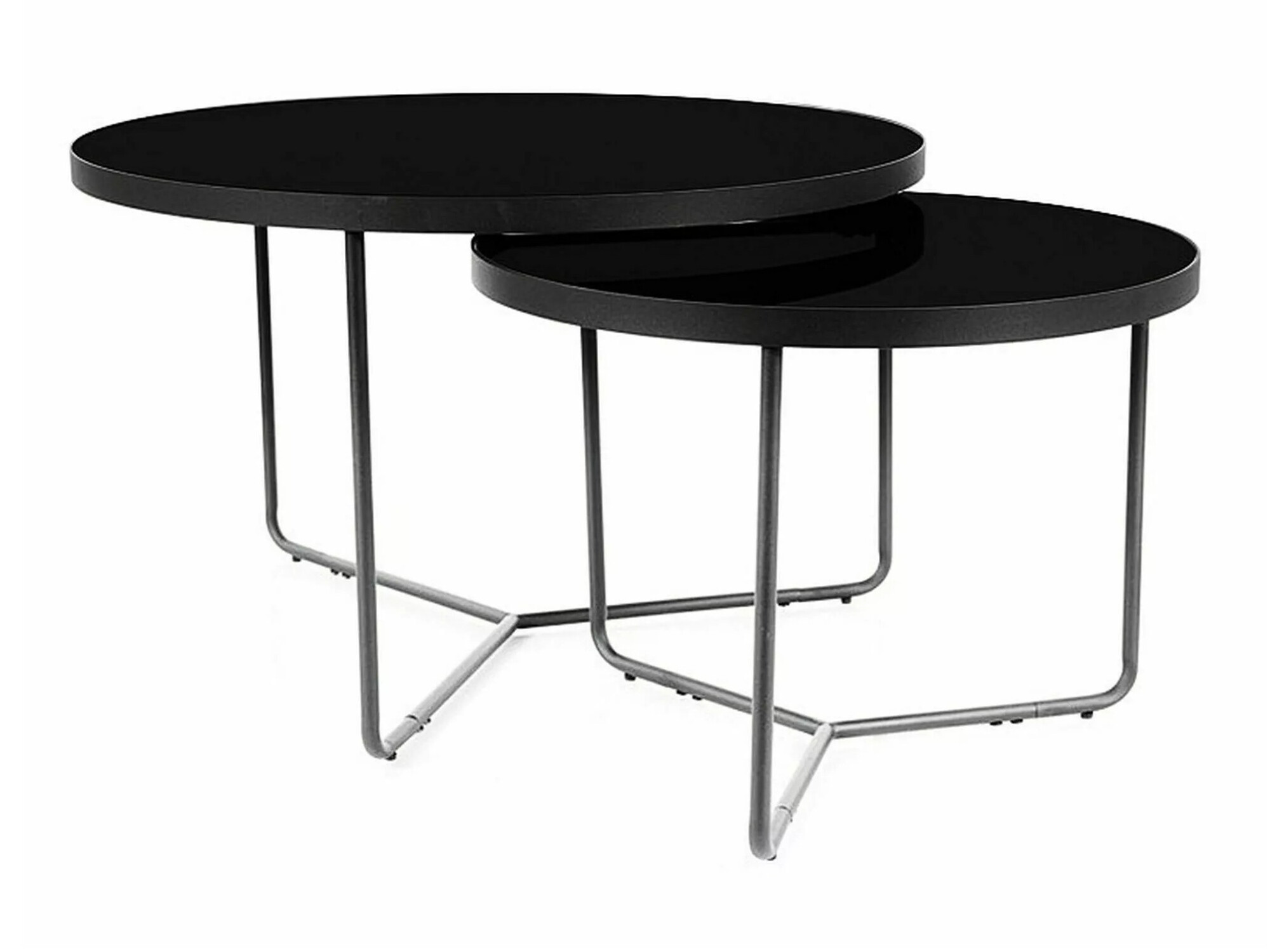 Set stočića za kafu Detroit 252 (Crno)