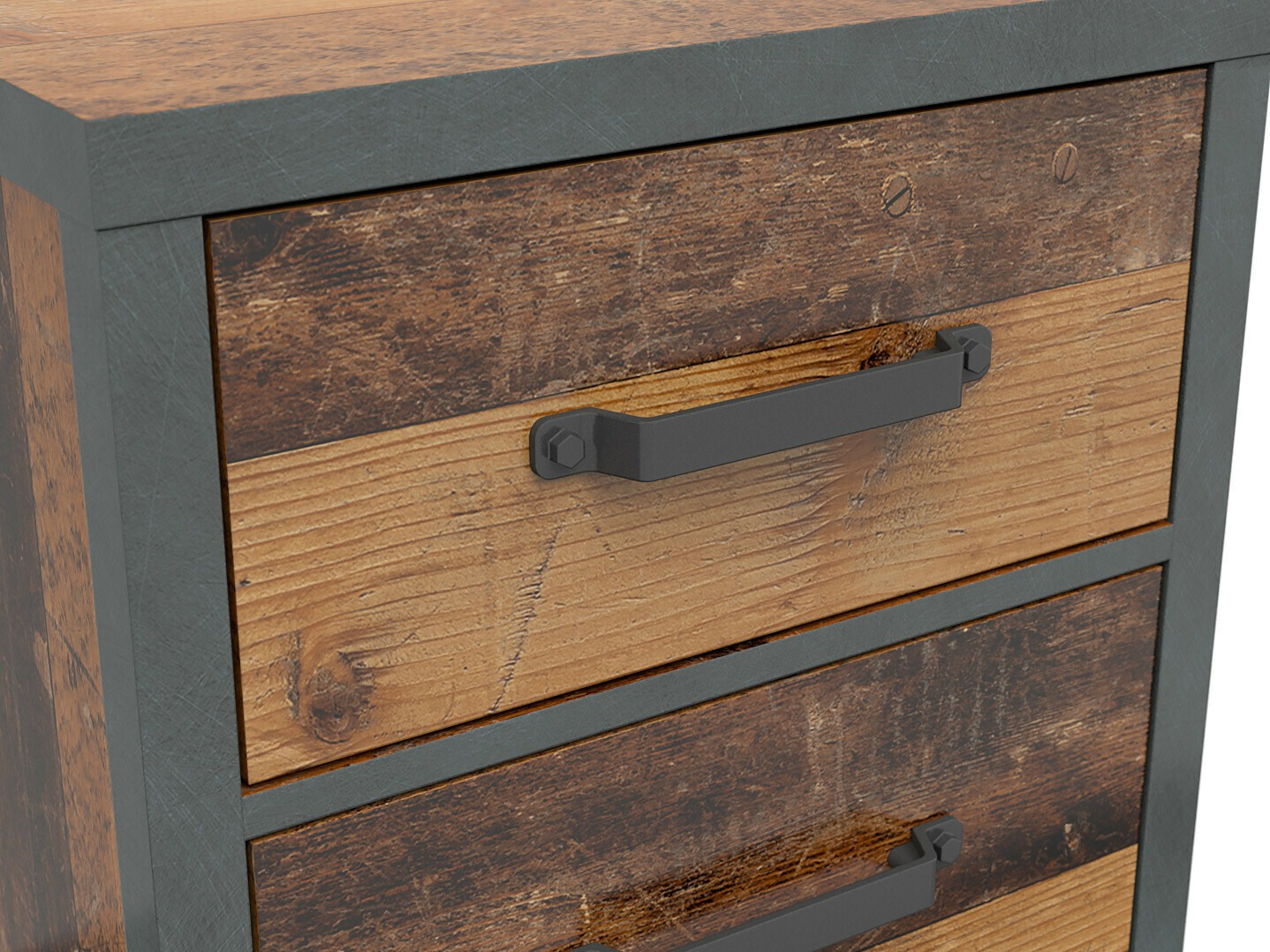 Noćni ormarić Belsera 103 (Braon + Matera siva)