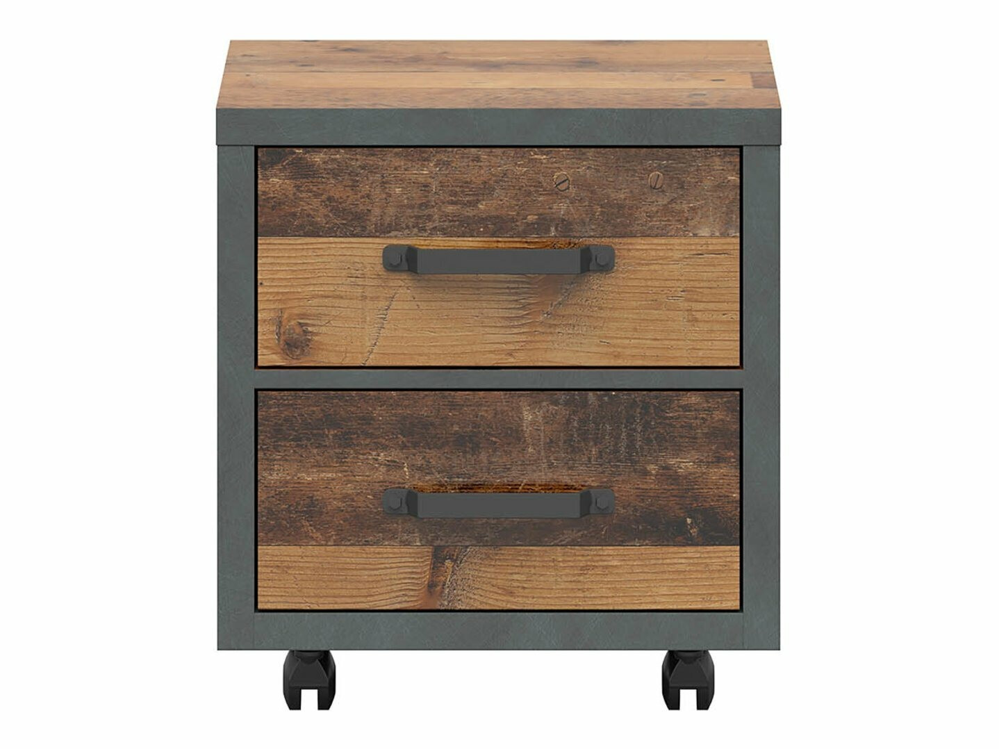 Noćni ormarić Belsera 103 (Smeđa + Matera siva)