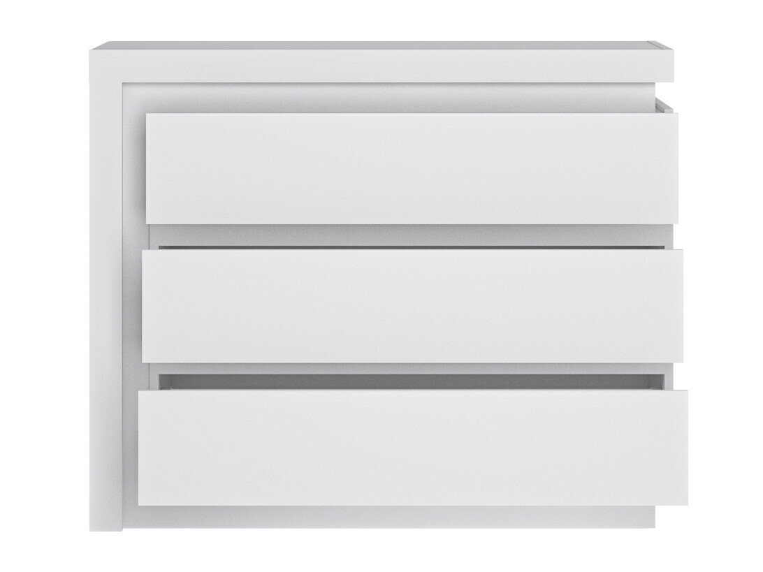 Komoda Feldeli 108 (Belo + Sjajno belo)