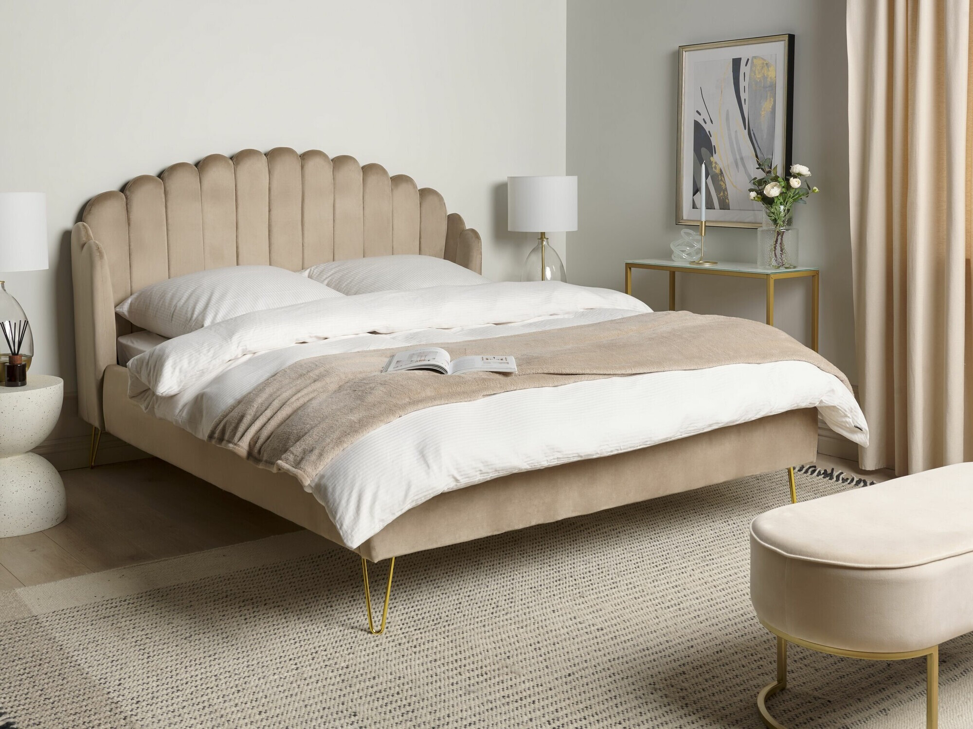 Krevet Berwyn 264 (Taupe)