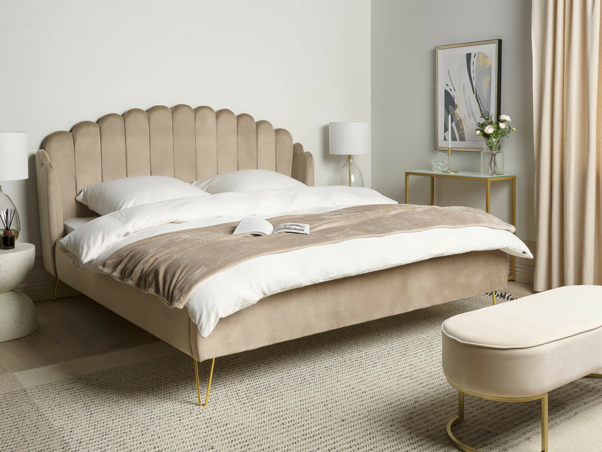 Krevet Berwyn 264 (Taupe)