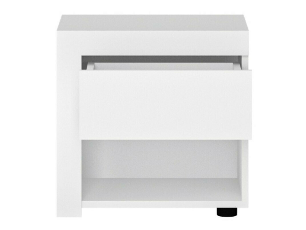 Noćni ormarić Feldeli 113 (Belo + Sjajno belo)