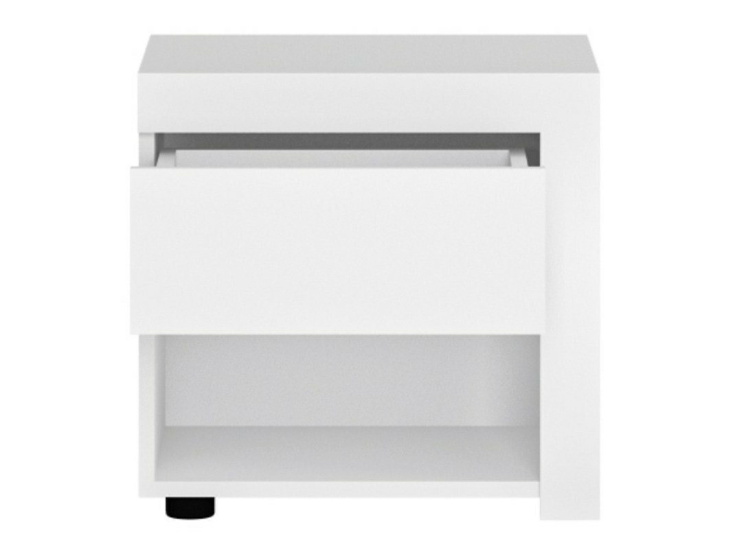 Noćni ormarić Feldeli 113 (Belo + Sjajno belo)