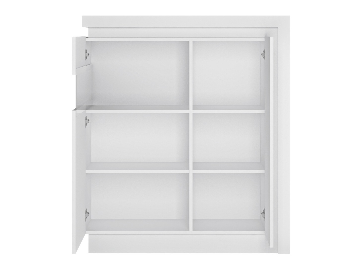 Ormarić Feldeli 112 (Belo + Sjajno belo)