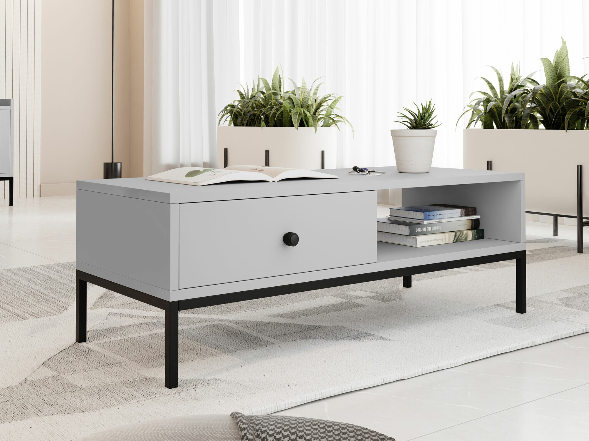 Stočić za kafu Comfivo Etmore 102 (Sivo)