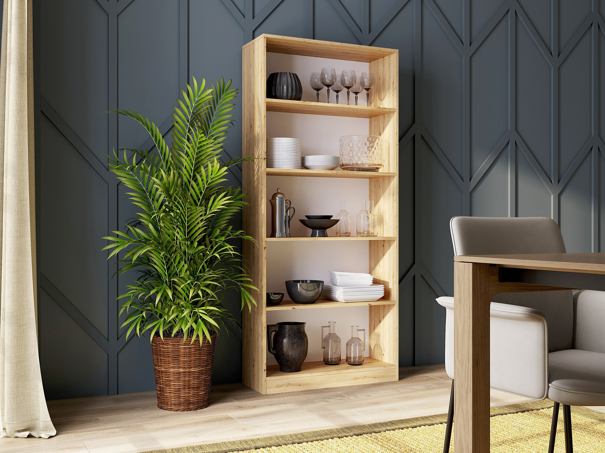 Polica Mandeville 253 (Artisan hrast)