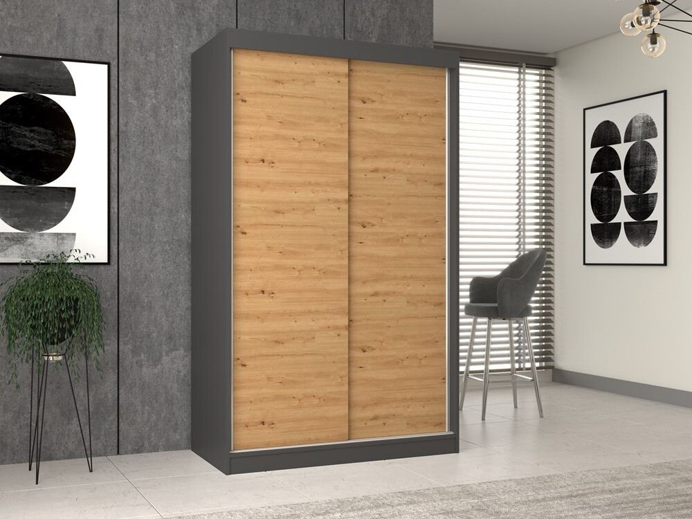 Ormar Mandeville 159 (Antracit + Artisan hrast)