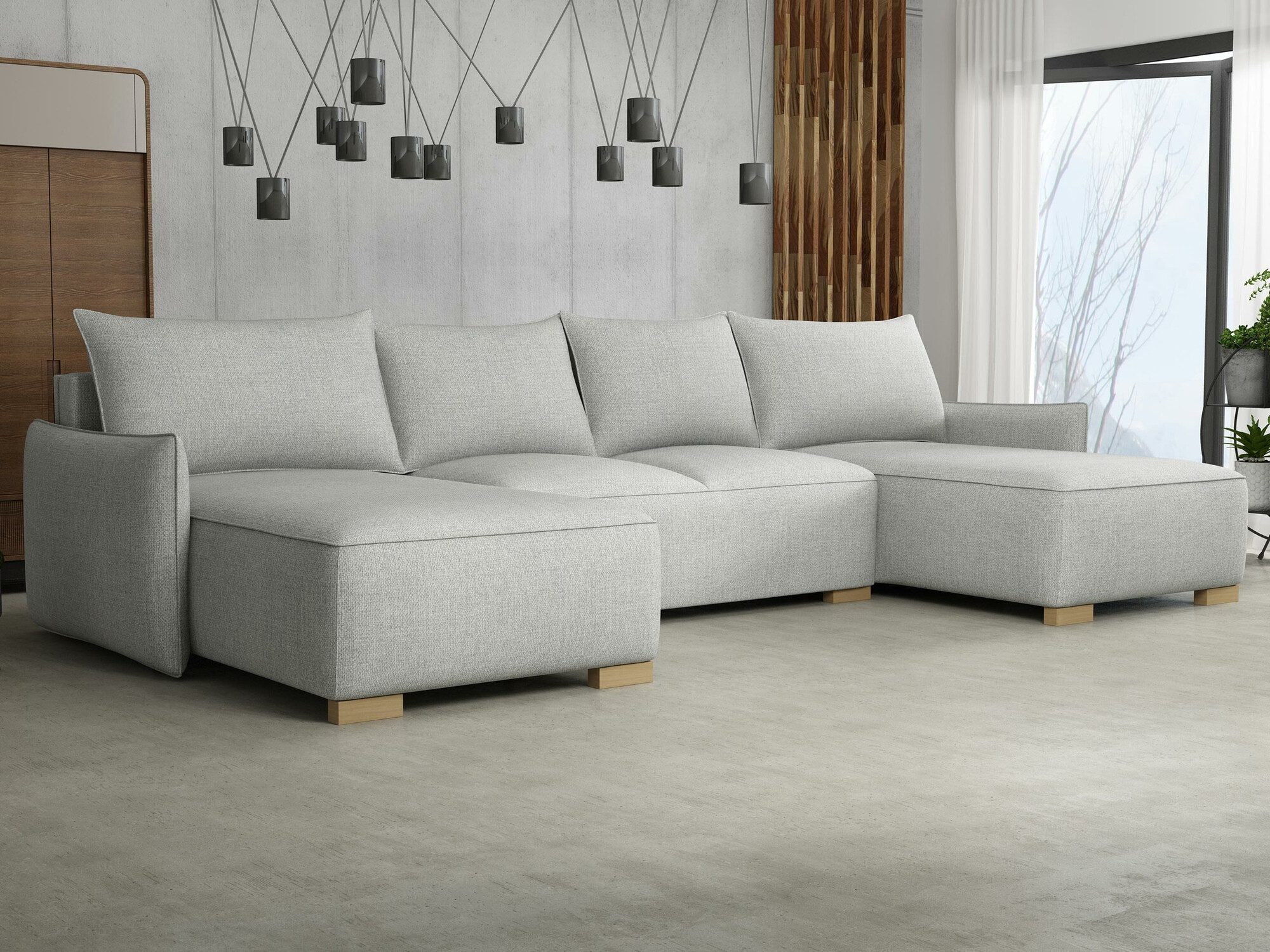 Ugaona sofa Columbus 218 (Soul 16)