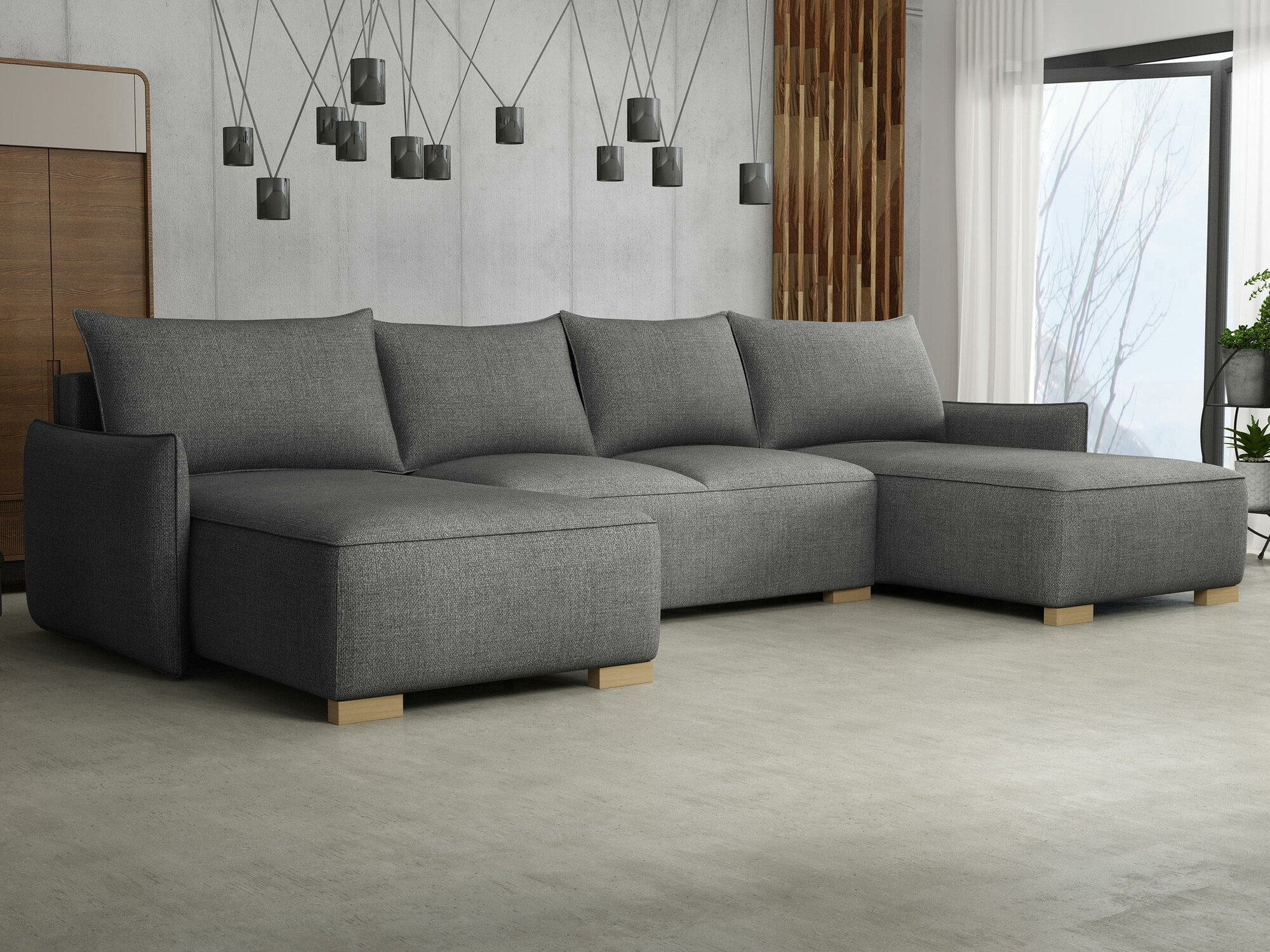 Ugaona sofa Columbus 218 (Soul 18)