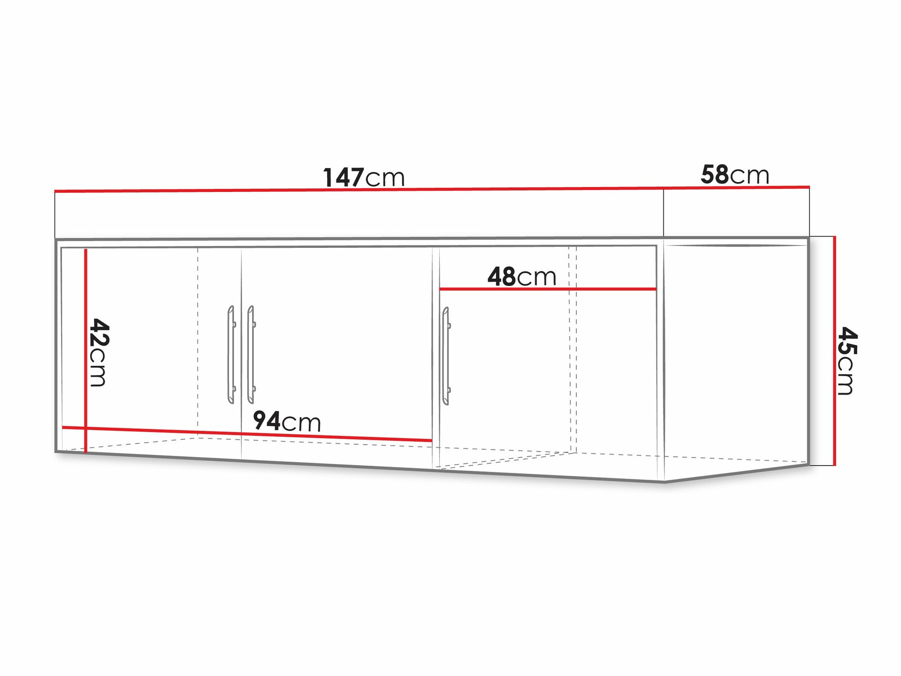 Ormar Dortivu 153 (Graphite)