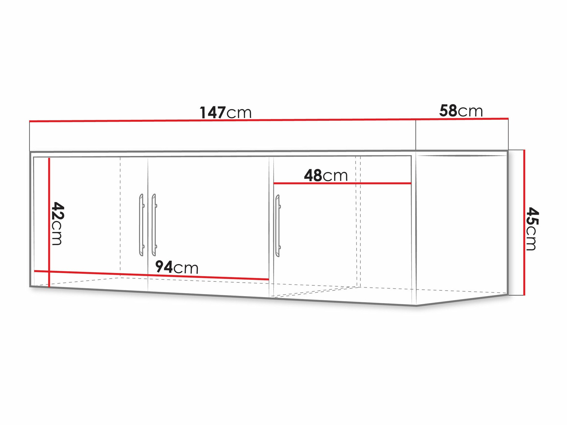 Ormar Dortivu 153 (Sonoma hrast)